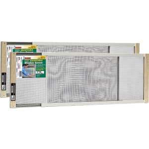 Frost King WB Marvin 25" to 45" Window Screen 2-Pack for $24