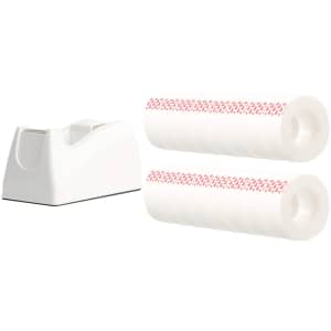 AmazonBasics Clear Tape w/ Dispenser for $8 AmazonBasics Clear Tape w/ Dispenser for $8