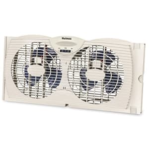 Holmes Dual Blade Manual Window Fan with Reversible Air Flow for $43