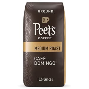 Peet's Coffee, Medium Roast Ground Coffee - Cafe Domingo 10.5 Ounce Bag for $10
