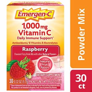 Emergen-C Vitamin C 1000mg Powder (30 Count, Raspberry Flavor, 1 Month Supply), With Antioxidants, for $10