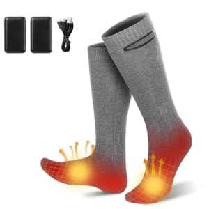 3.7V Heated Socks for $30