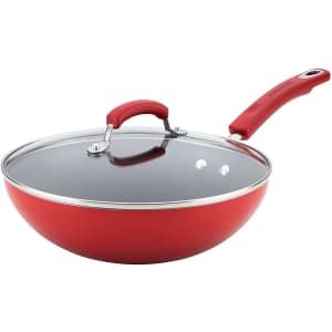 Rachael Ray Brights 11" Nonstick Wok / Stir-Fry Pan for $30 Rachael Ray Brights 11" Nonstick Wok / Stir-Fry Pan for $30