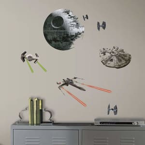 RoomMates Star Wars Episode VI Spaceships Wall Decals for $5