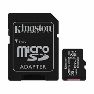Kingston 32GB microSDHC Canvas Select Plus Class 10 Flash Memory Cards Two Pack + Single Adapter for $23 Kingston 32GB microSDHC Canvas Select Plus Class 10 Flash Memory Cards Two Pack + Single Adapter for $23