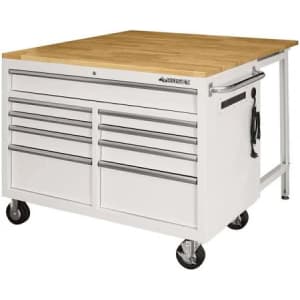 Husky Tool Storage 46" Mobile Workbench Cabinet for $559