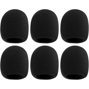 Moukey Foam Microphone Covers 6-Pack for $4 Moukey Foam Microphone Covers 6-Pack for $4