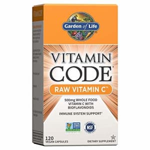 Garden of Life Vitamin C - Vitamin Code Raw Vitamin C - 120 Vegan Capsules, 500mg Whole Food for $28