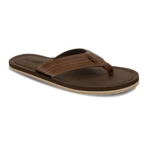 Dockers Men's 100 Mile Collection Flip Flops for $8