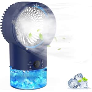 EEIEER Personal Misting Air Conditioner Fan for $28 EEIEER Personal Misting Air Conditioner Fan for $28