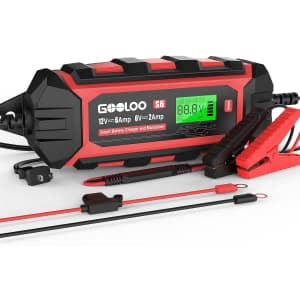Gooloo 6V/12V Smart Battery Charger and Maintainer for $60