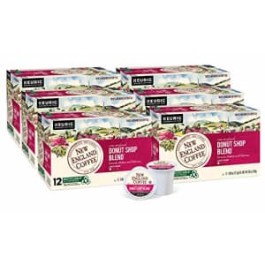 New England Coffee New England Donut Shop Blend Light Roast K-Cup Pods 12 ct. Box (Pack of 6) for $42