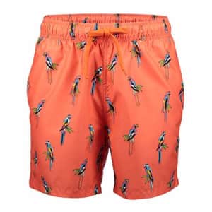 Kanu Surf Men's Riviera Swim Trunks, Parrots Coral, Small for $18 Kanu Surf Men's Riviera Swim Trunks, Parrots Coral, Small for $18