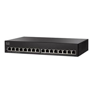 CISCO SYSTEMS 16-Port Gigabit Switch (SG11016NA) (Renewed) for $89