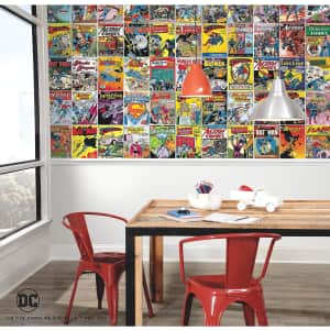 RoomMates Classic DC Comics Covers Peel and Stick Wallpaper Mural for $193