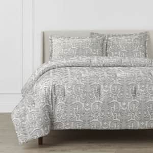 Home Decorators Collection Averly 3-Piece Jacquard Full/Queen Comforter Set for $28