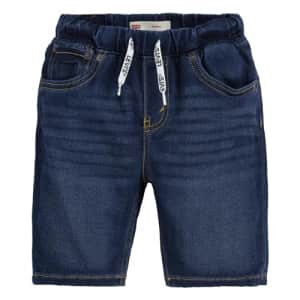 Levi's Boy's Elastic Waistband Pull-On Shorts (Big Kids) Prime Time LG (12-14 Big Kid) for $13
