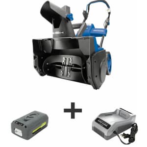 Snow Joe Ion Pro 40V Cordless 18" Snow Blower w/ 5Ah Battery for $143 Snow Joe Ion Pro 40V Cordless 18" Snow Blower w/ 5Ah Battery for $143