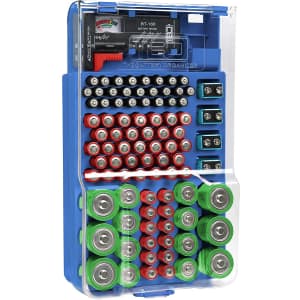 The Battery Organizer Battery Storage Organizer and Tester for $18 The Battery Organizer Battery Storage Organizer and Tester for $18