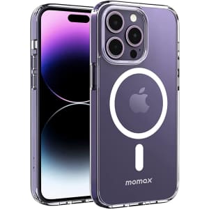 Momax Magnetic Phone Case for iPhone 14/14 Plus/14 Pro/14 Pro Max for $7