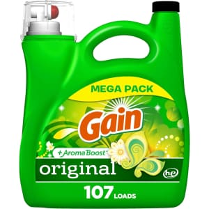 Gain + Aroma Boost 154-oz. Liquid Laundry Detergent Mega Pack for $12 via Sub & Save + $2.40 Amazon Credit