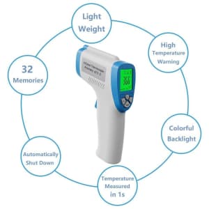 Non-Contact Infrared Forehead Thermometer for $18 Non-Contact Infrared Forehead Thermometer for $18