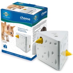 PetSafe Cheese Motion Cat Toy for $18 PetSafe Cheese Motion Cat Toy for $18