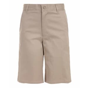 Nautica Boys' Big School Uniform Flat Front Stretch Twill Short, Khaki, 8 for $19 Nautica Boys' Big School Uniform Flat Front Stretch Twill Short, Khaki, 8 for $19