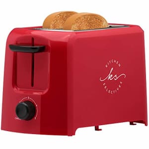 Kitchen Selectives Red 2 Slice Toaster for $23