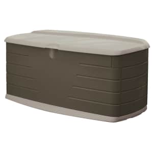 Rubbermaid 90-Gallon Large Deck Box w/ Seat: $99 Rubbermaid 90-Gallon Large Deck Box w/ Seat: $99