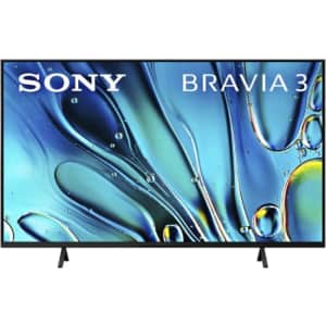 Sony Bravia 3 K43S30 43" 4K HDR LED UHD Smart Google TV for $500