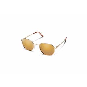Suncloud Del Ray Polarized Sunglasses, Gold / Polarized Sienna Mirror for $33