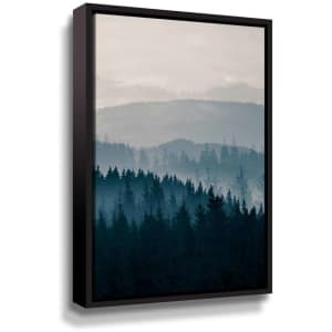 ArtWall "Blue Mountains II" 16" x 24" Framed Canvas Wall Art for $51 ArtWall "Blue Mountains II" 16" x 24" Framed Canvas Wall Art for $51