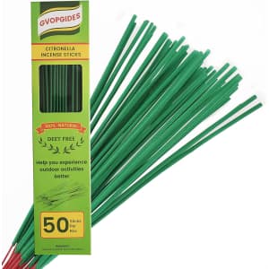 Citronella Incense Sticks 50-Pack for $10