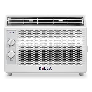 DELLA 5000 BTU 115V/60Hz Window Air Conditioner, Whisper Quiet AC Unit with Easy to Use Mechanical for $160