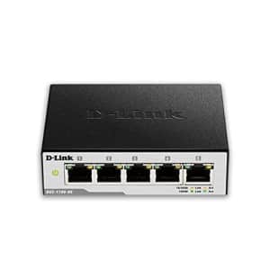 D-Link Ethernet Switch, 5 Port Easy Smart Managed Gigabit Network Internet Desktop or Wall Mount for $35