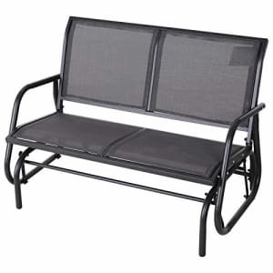 Outsunny 2-Person Outdoor Glider Bench Double Rocking Chair Loveseat w/Armrest for Patio Garden for $160 Outsunny 2-Person Outdoor Glider Bench Double Rocking Chair Loveseat w/Armrest for Patio Garden for $160