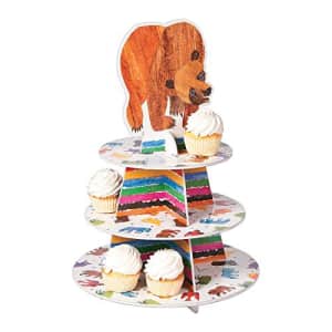 Fun Express Eric Carle's Brown Bear, Brown Bear, What Do You See? Cupcake Stand - Party Supplies - Serveware & for $11