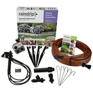 Raindrip Automatic Ground Cover & Flower Bed Kit for $46