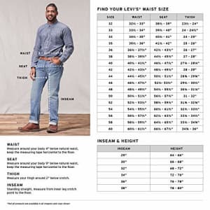 Levi's Men's Big and Tall 569 Loose Straight Denim Shorts, Springstein, 48 for $33