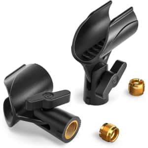 Moukey Universal Microphone Clip 2-Pack for $6 Moukey Universal Microphone Clip 2-Pack for $6