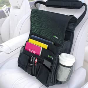 Go Bag 2-in-1 Car Seat Organizer / Shoulder Bag for $9