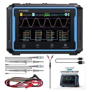 3-in-1 2-Channel 50MHz Oscilloscope for $91