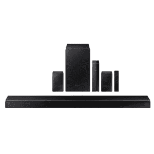 Samsung 38.6" 7.1-Channel Home Theater Sound System w/ Wireless Subwoofer and Rear Speakers for $300 for members Samsung 38.6" 7.1-Channel Home Theater Sound System w/ Wireless Subwoofer and Rear Speakers for $300 for members