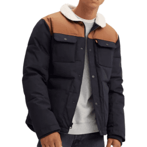Levi's Men's Quilted Woodsman Puffer Jacket from $43 in cart