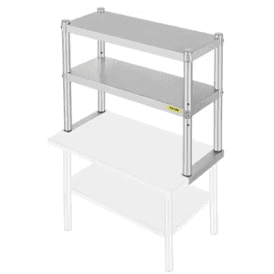 Vevor Double-Tier Stainless Steel Overshelf for $69