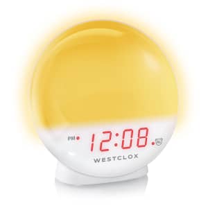 Westclox Sunrise-Sunset Simulator Alarm Clock w/ Dimmable Night Light for $15 Westclox Sunrise-Sunset Simulator Alarm Clock w/ Dimmable Night Light for $15