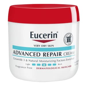 Eucerin Advanced Repair Cream 16-oz. Jar for $6.29 via Sub & Save Eucerin Advanced Repair Cream 16-oz. Jar for $6.29 via Sub & Save