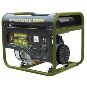 Sportsman 4,000W Dual Fuel Generator for $340 Sportsman 4,000W Dual Fuel Generator for $340