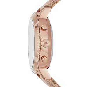 Fossil Women Neely Stainless Steel and Leather Hybrid Smartwatch, Color: Rose Gold-Tone, Beige for $119 Fossil Women Neely Stainless Steel and Leather Hybrid Smartwatch, Color: Rose Gold-Tone, Beige for $119